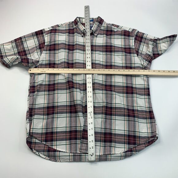 Pendleton Shirt Mens L Large Plaid Cotton Short Sleeve Button Down Collar - Picture 6 of 8